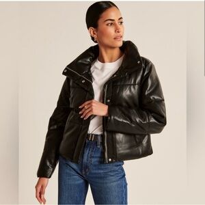 A&F mini puffer jacket